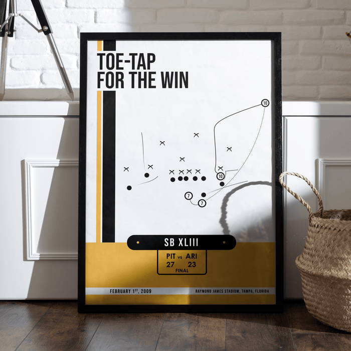 Toe Tap - Pittsburgh Steelers Poster