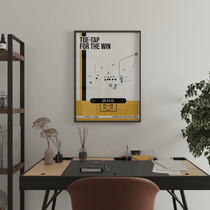 Toe Tap - Pittsburgh Steelers Poster