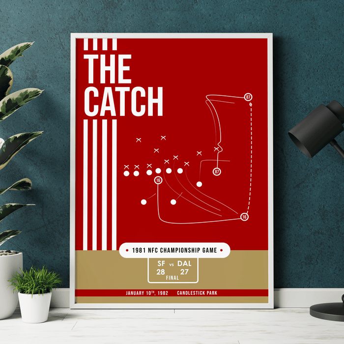 The Catch - San Fransisco 49:ers Poster