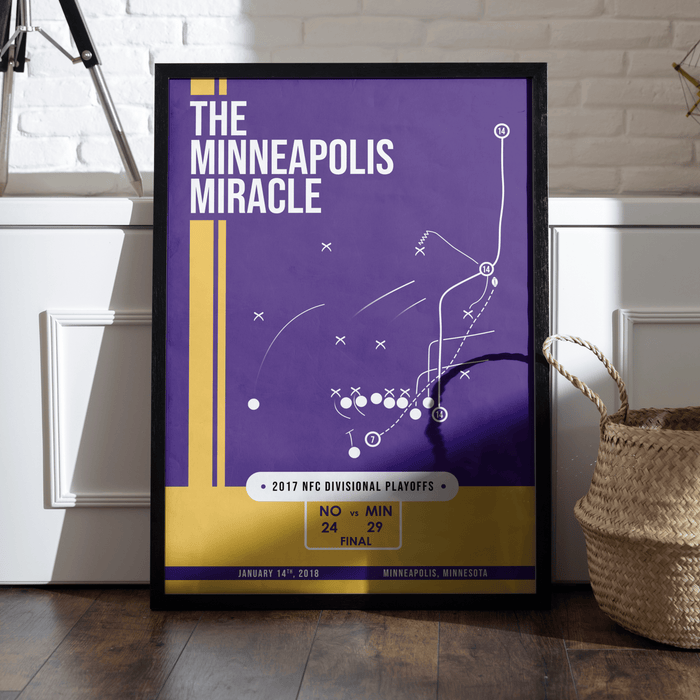 Minneapolis Miracle - Minnesota Vikings Poster NFL