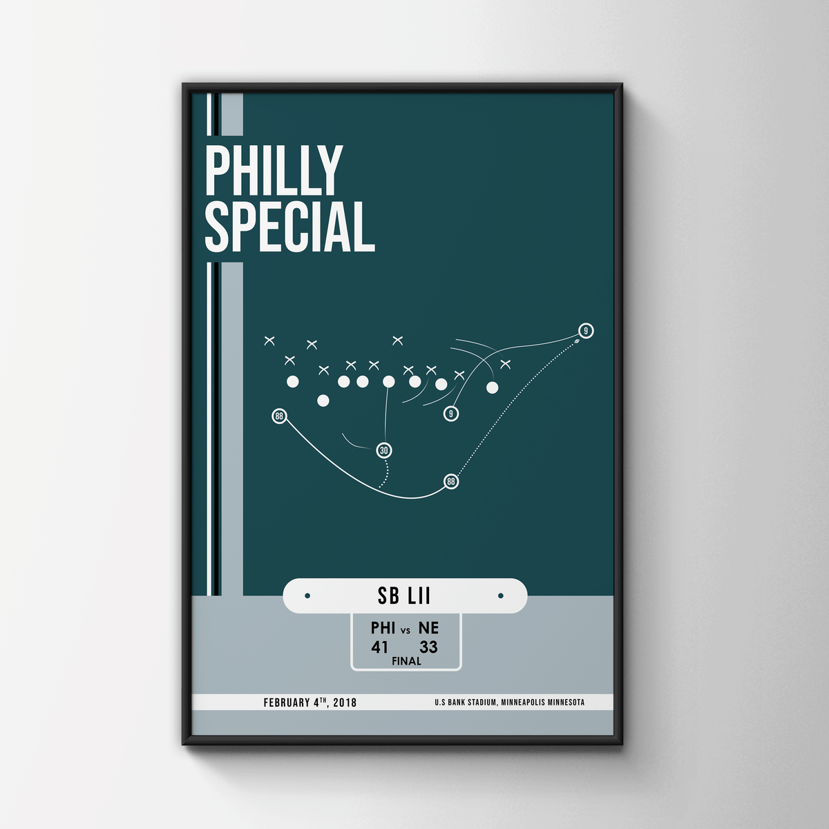 Philly Special - Philadelphia Eagles Poster NFL Superbowl LII