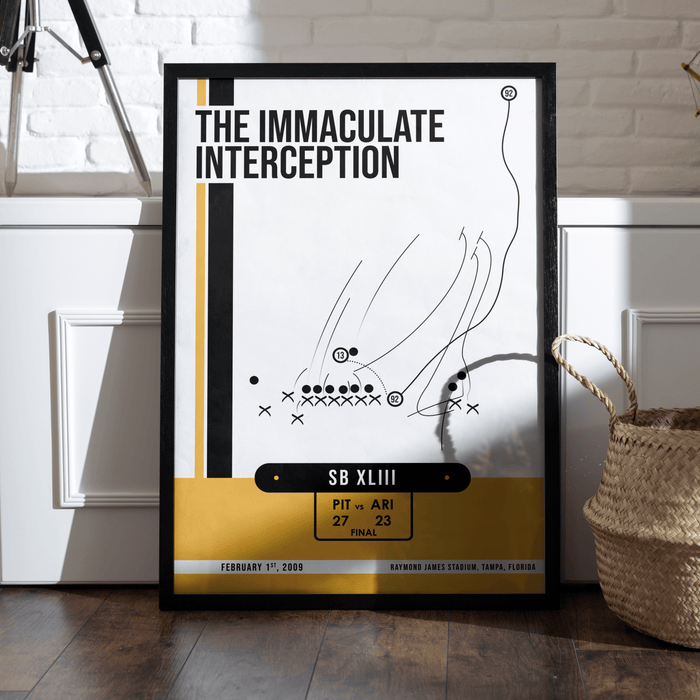 The Immaculate Interception - Pittsburgh Steelers Poster