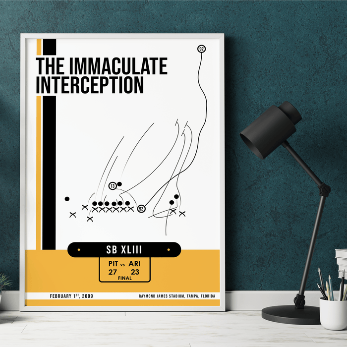 The Immaculate Interception - Pittsburgh Steelers Poster