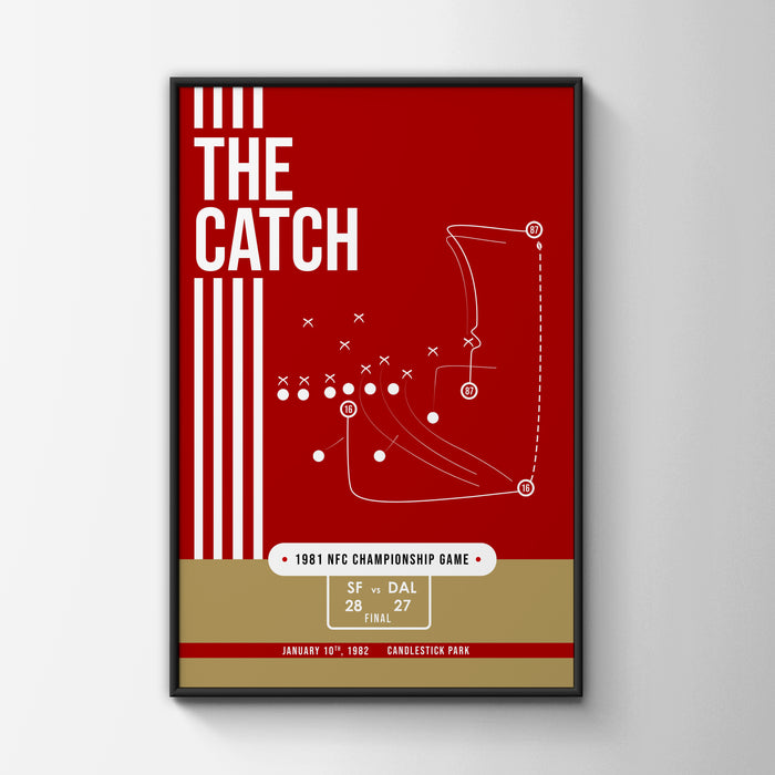 The Catch - San Fransisco 49:ers Poster